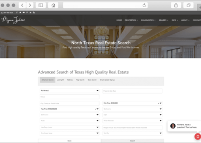 Advanced DFW Texas Real Estate Search