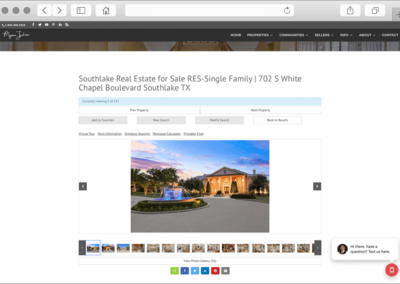 Texas Real Estate Website IDX Listing Detail Page
