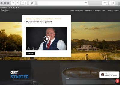 Texas Real Estate Website Video Multiple Offer Management Page