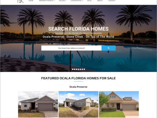 Ocala Florida Real Estate Web Design