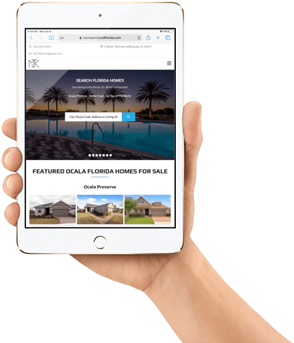 Ocala Florida Real Estate Agent Mobile Responsive Design