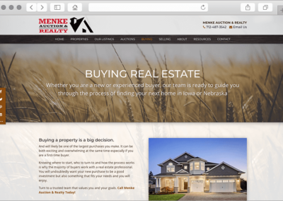 Custom Buying Real Estate Page