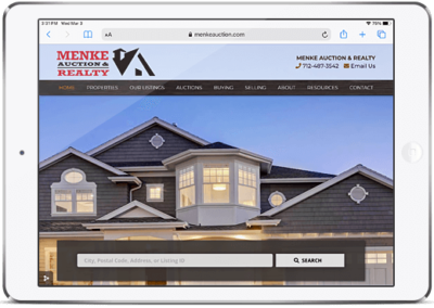 Cistom Responsive Design Real Estate Website