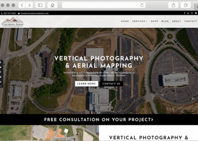 Colorado Aerial Photos Website - Vertical Photography Mapping Page