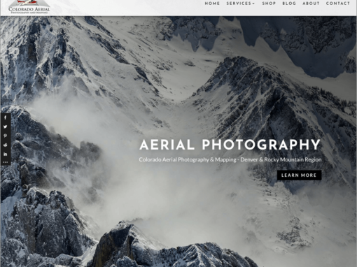 Aerial Photography & Video Website Design
