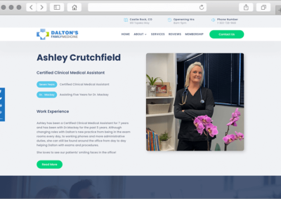 Daltons Family Medicine Ashley - Clinical Medical Assistant Profile