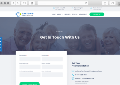 Daltons Family Medicine - Contact & Consultation Request Form