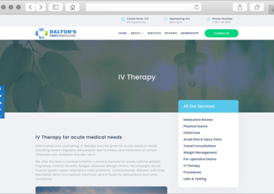 Daltons Family Medicine IV Therapy Services Detail Page