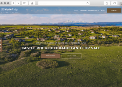 Colorado Ranch Land Website Design for Private Land Owner