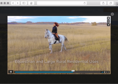 Colorado Ranch Land Website Design Custom Video Lightbox