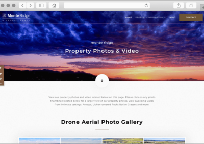 Colorado Ranch Land Custom Photos & Video Page Design