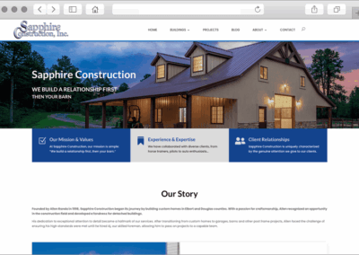 Sapphire Builds Custom Website About Us Page