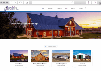 Sapphire Builds Custom Web Design Buildings Page