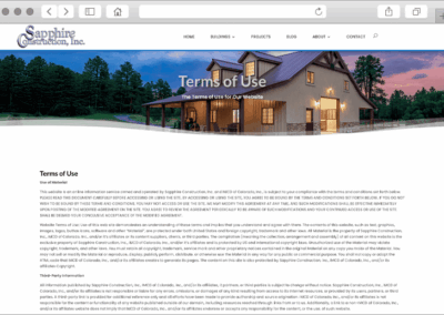 Sapphire Builds Custom Web Design Site Use Page